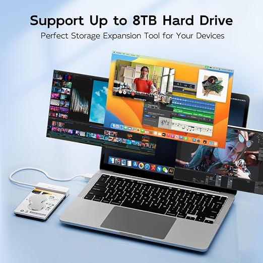 Cable MAIWO SATA a USB 3.0 para disco duro 2.5" miniatura 6