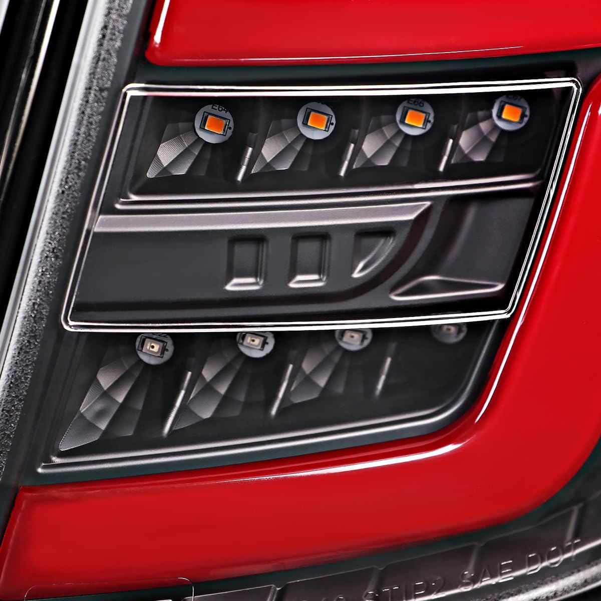 SPEC-D TUNING Black Sequential Tail Lights w/Red LED Bar Compatible with 2008-2014 Subaru Impreza WRX Hatchback, Left + Right Pair Assembly