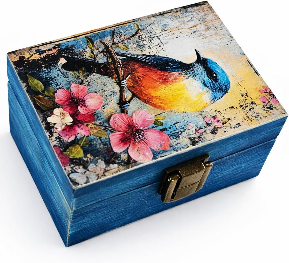 Dragon Trinket Box I Animal Jewelry Keepsake Box I Dragon Lovers Gift Idea (4x2.75 - Dragon)