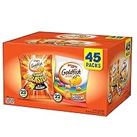 Vista 6 de Pepperidge Farm Goldfish Baked Snack Crackers, queso cheddar, 1 onza, paquete de 60