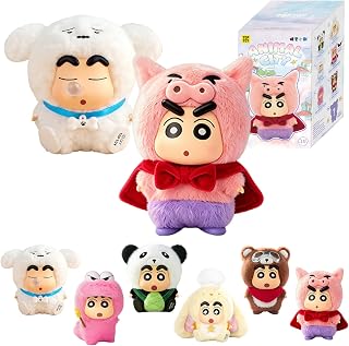 TOP TOY クレヨンしんちゃん (Crayon Shin-chan) "アニマルタウン" シリーズ【1ピース】 ガチャガチャ ブラインドボックス フィギュア プラモデル プレミアム おもちゃ PVC ソフビ しんちゃん キャラクター 誕生日 プレゼント コレクター向け