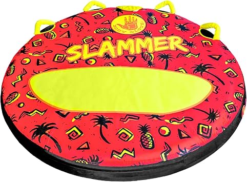 Body Glove - Slammer - 2 Person - Water Skiing Inflatable Towable Deck Tube - Towable Tubes for Boating