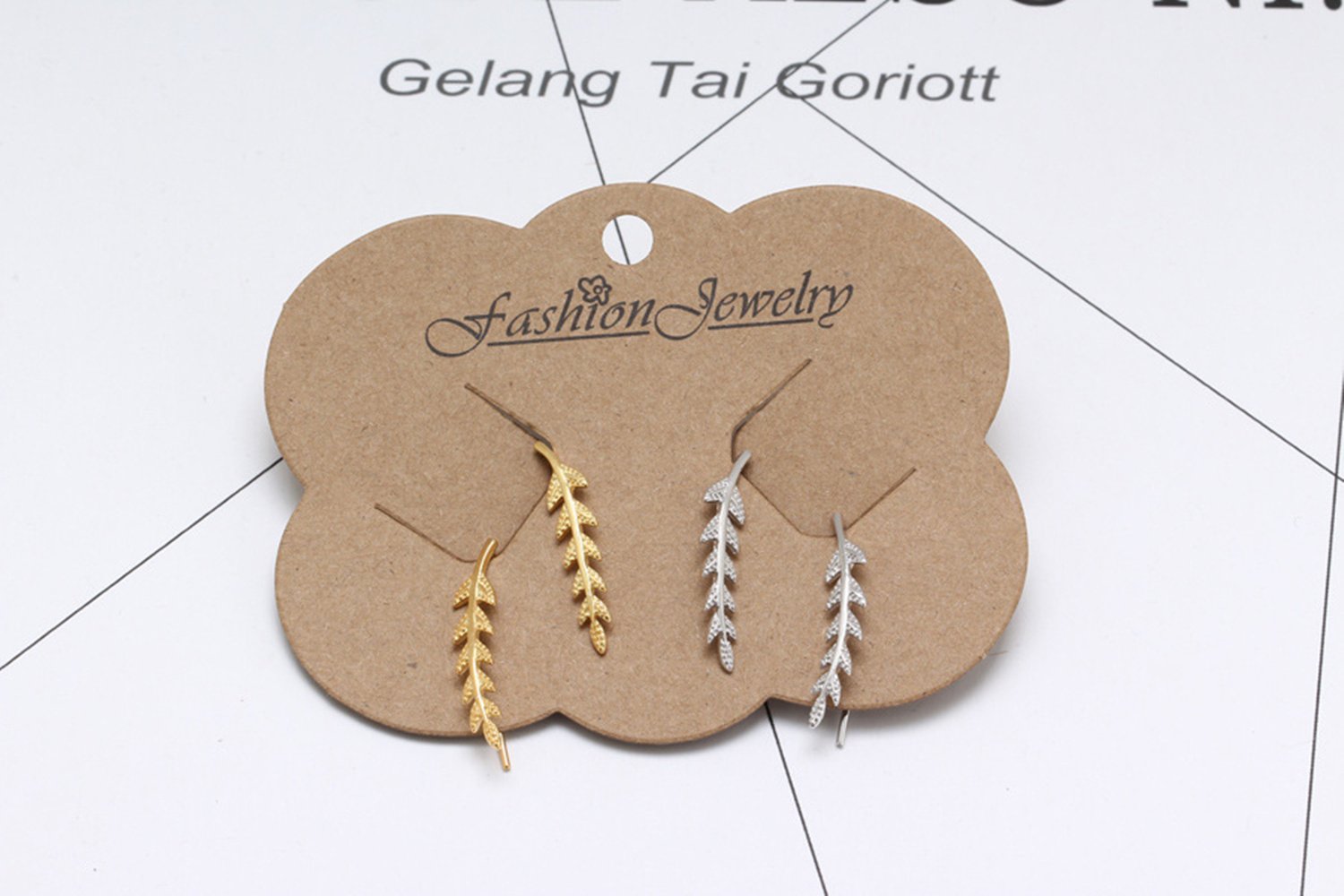 Sterling Silver Ear Climbers: orecchini pendenti in oro ipoallergenico - Italia