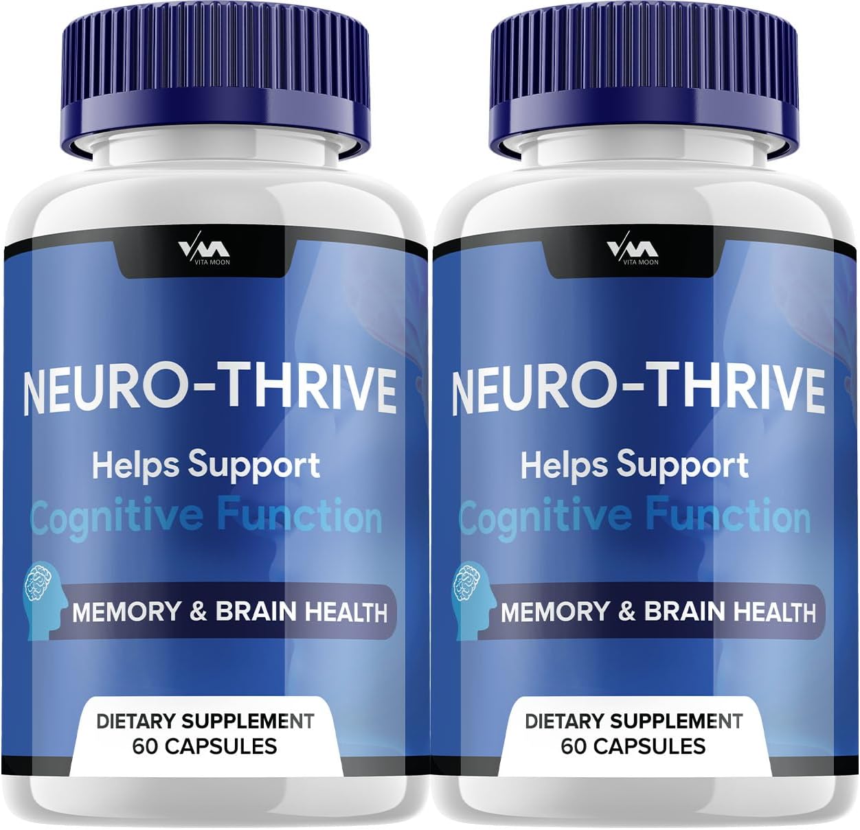 Cápsulas de Suplemento Cerebral Neuro Thrive – Pílulas NeuroThrive, Suporte Cognitivo e Avaliações, 120 Cápsulas