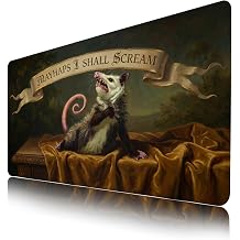 Cute Kawaii Possum Mouse Pad Sexy Anime XXL Gaming Mouse Pads,Cartoon Large Waterproof Non-Slip Rubber Desk Mat with Stitched Edges Office Home Computer Desk Accessories,35.4 x 15.7 in