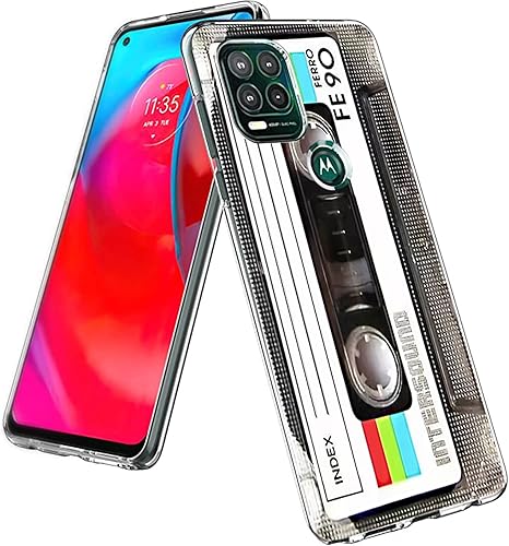 Miniatura 1 de Compatible con Motorola Moto G Stylus 5G, genial funda vintage de los años 80 y 90, mixtape retro para niñas y mujeres, bonita funda de TPU suave a