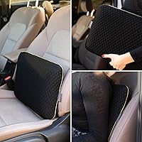 Vista 5 de Travel Memory Foam Pillow for Sleeping, Comfortable Camping Pillow, 15.75x11.81x3.94 inches, Easy to Carry Portable Bag, Soft, Breathable, Washable