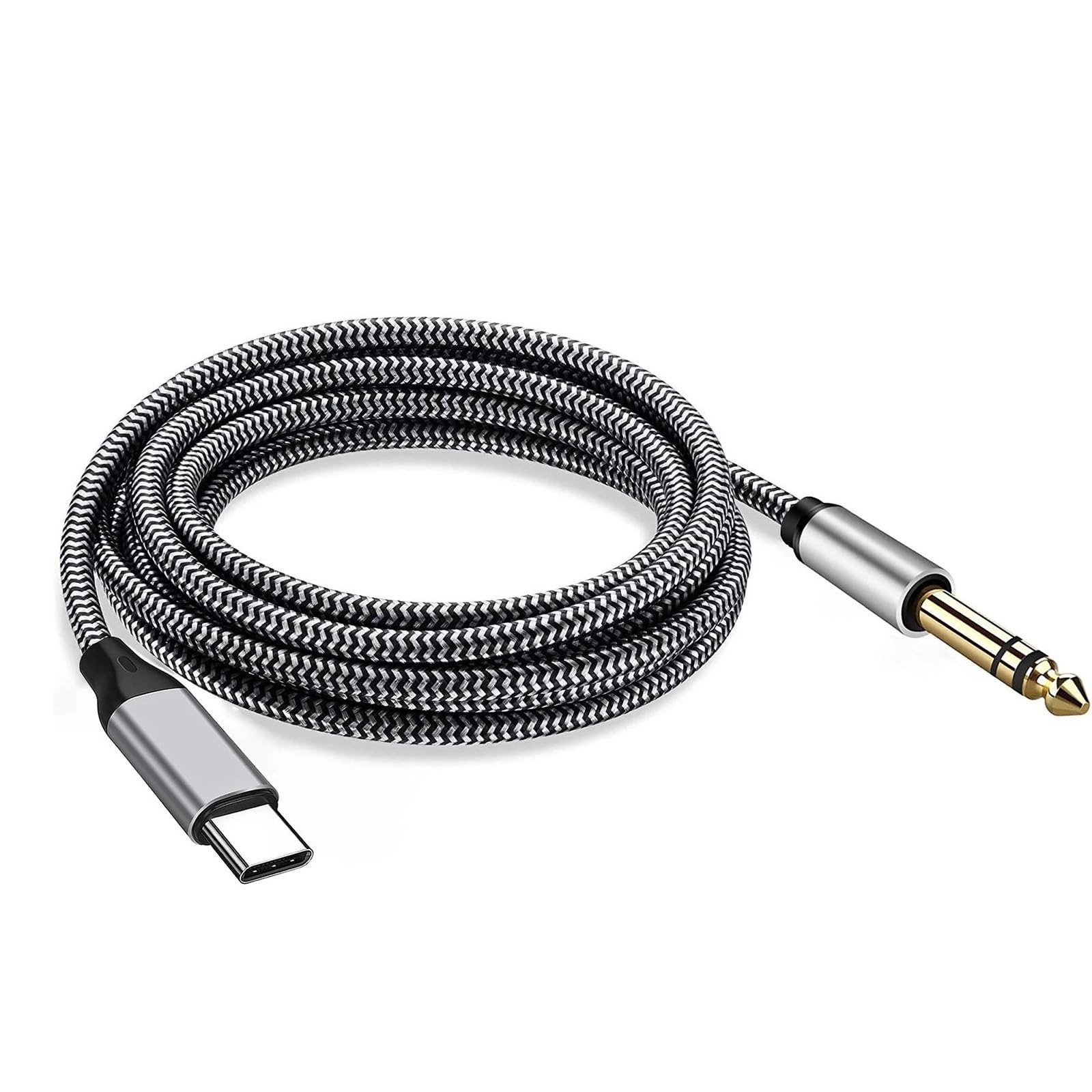 Kabel Audio Typu C Do 6,35 Mm Do Podłączenia Wzmacniacza Konsoli Miksującej Do Gitary Elektronicznej Kabel do Instrumentów Gitarowych (Color : 8m)