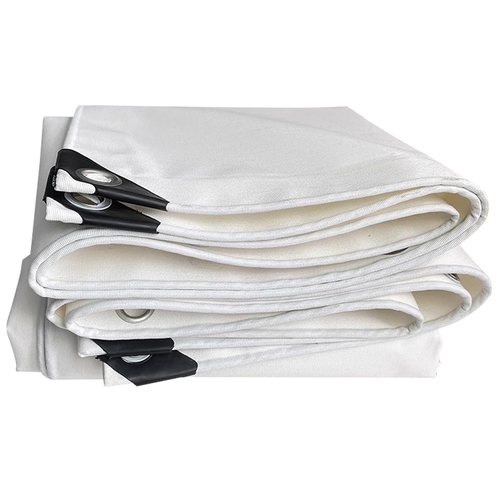 Bâche Blanche imperméable 600g/m² 1x4m pour bâche de protection extérieure