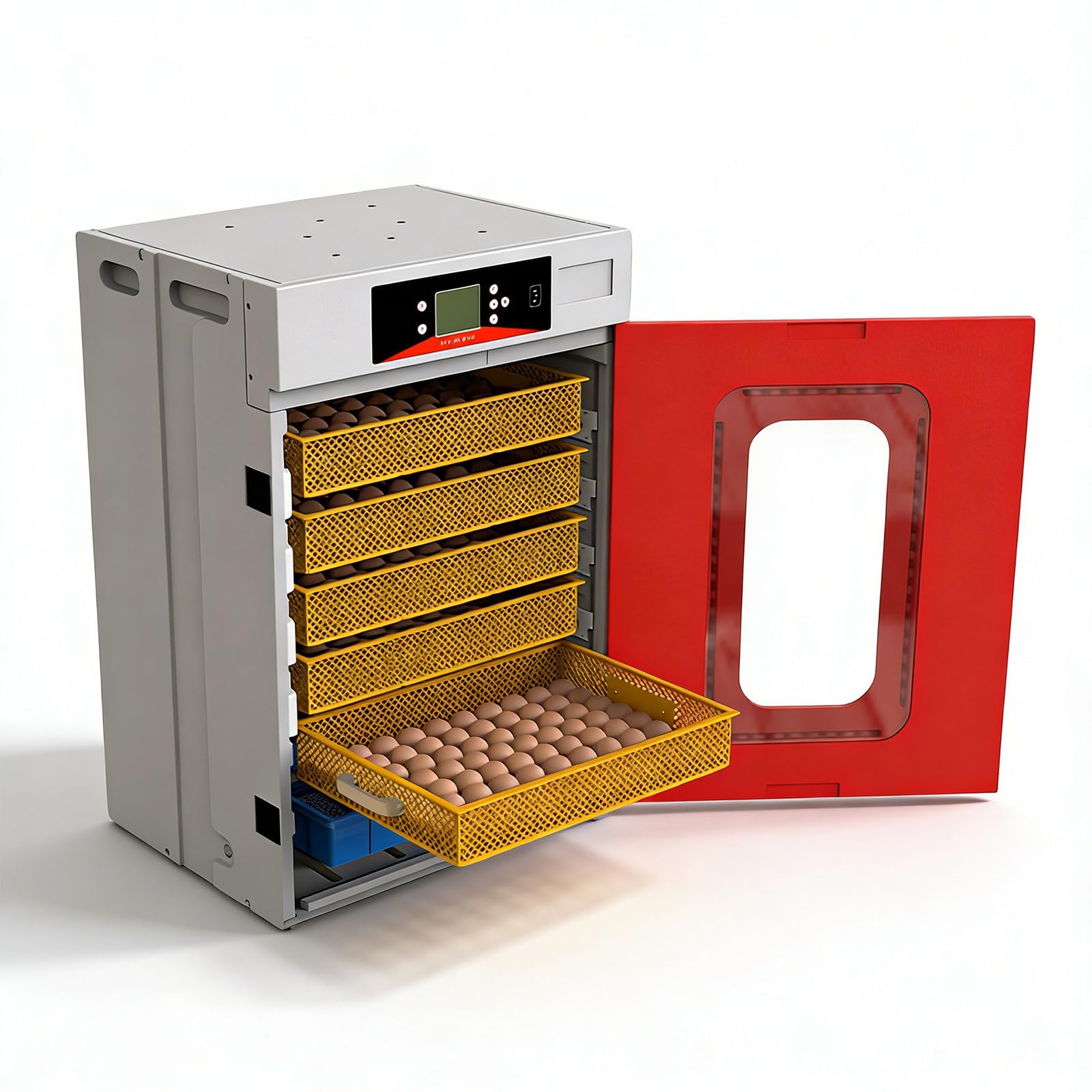 Incubadora para 400 Huevos, Gabinete Comercial Grande, Construida con Controles Digitales Confiables y Volteo Automático para Operaciones Avícolas Exigentes
