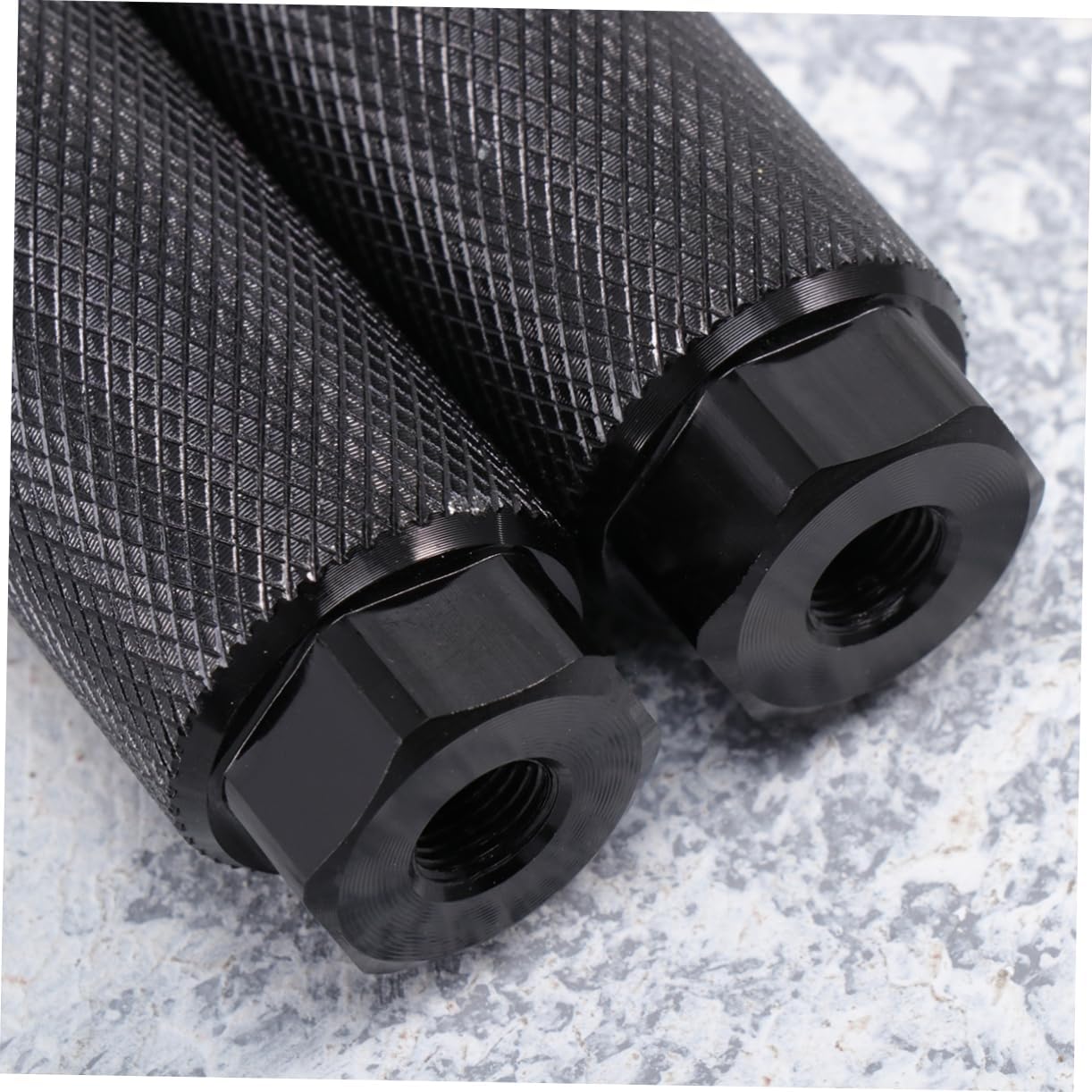 1pair Aluminum Alloy Bike Pegs Sturdy Footpegs for Mountain Black Color and Wear-resistant for Repair and Family Use Enough for Adults