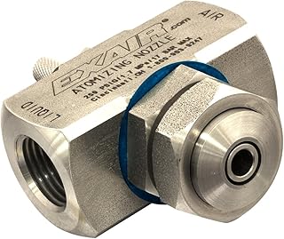 EXAIR SR5010SS Atomizing Nozzle, 60 GPH Maximum Flow Rate, 228 LPH Max