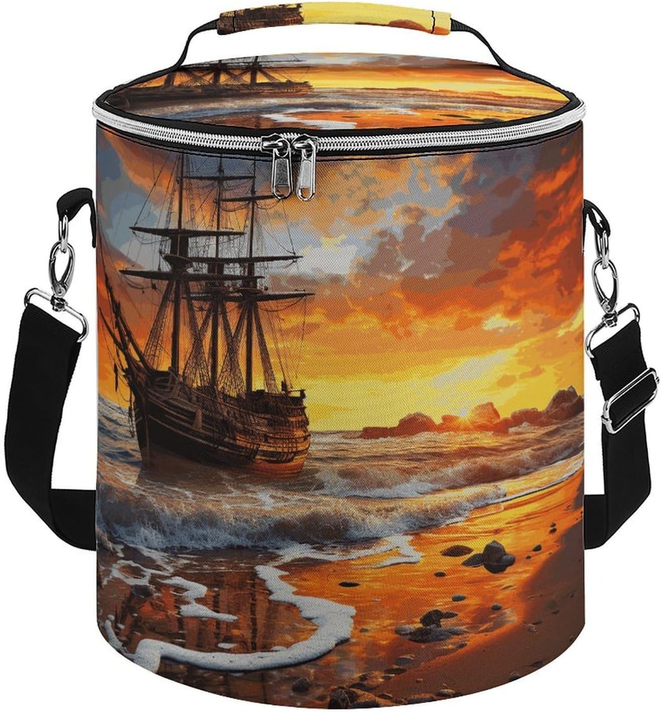 Terrible Witches Lunch Bag 15L, Insulated Picnic Basket with Leakproof Design - Large Cooler Tote for Camping, Beach, Hiking & Groceries