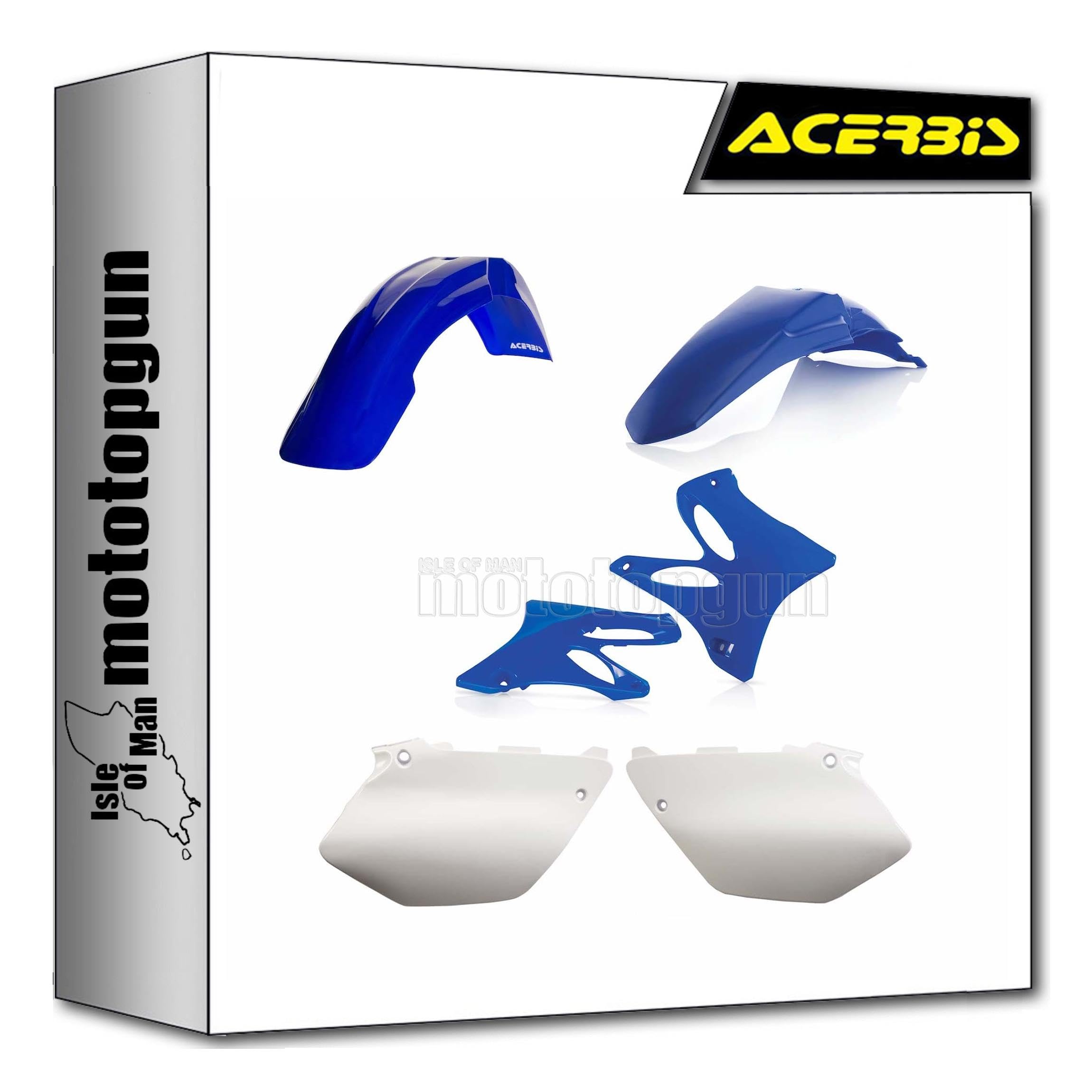 Cache carenage replica Acerbis 0007513.553.002 reparez votre Yamaha YZ 250 2004