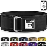 Self-Locking Weight Lifting Belt - Premium Weightlifting Belt for Serious Functional Fitness, Power Lifting, and Olympic Lifting Athletes (Large, Black)
