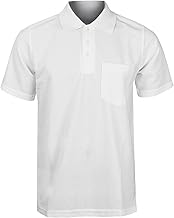 Men's Polo Shirt with Front Pocket Short Sleeve Casual and Leisure