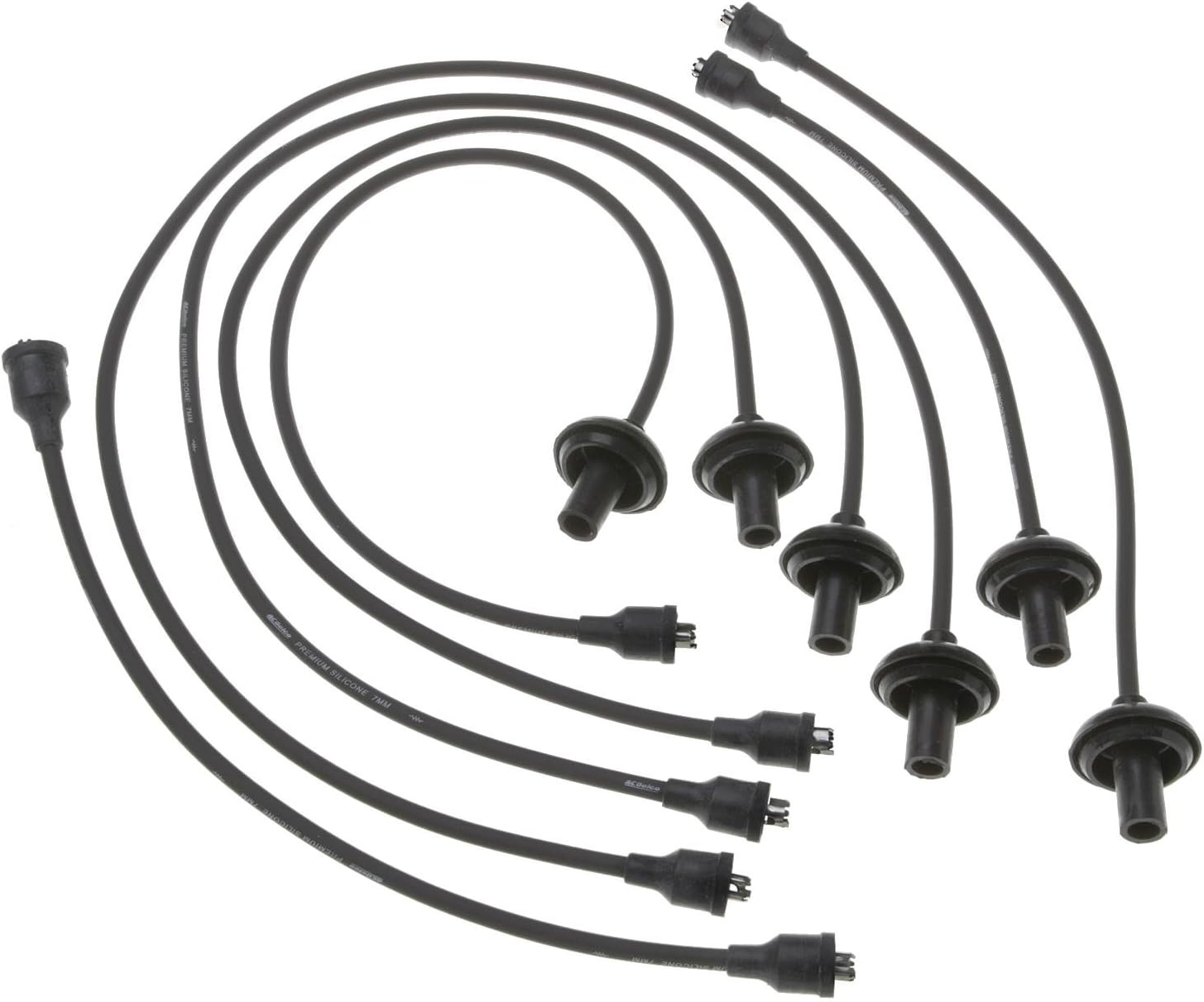 ACDelco 748B Set Di Cavi Candele Originali GM: Kit Di Ricambio Originale Per Prestazioni Affidabili, Resistenza EMI/RFI E Facilità Di Installazione.