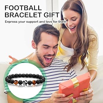 Braccialetto Uomo Calcio Con Perline - Regolabile, Ipoallergenico, Ideale Per Tifosi E Regali Sportivi - Foto 11