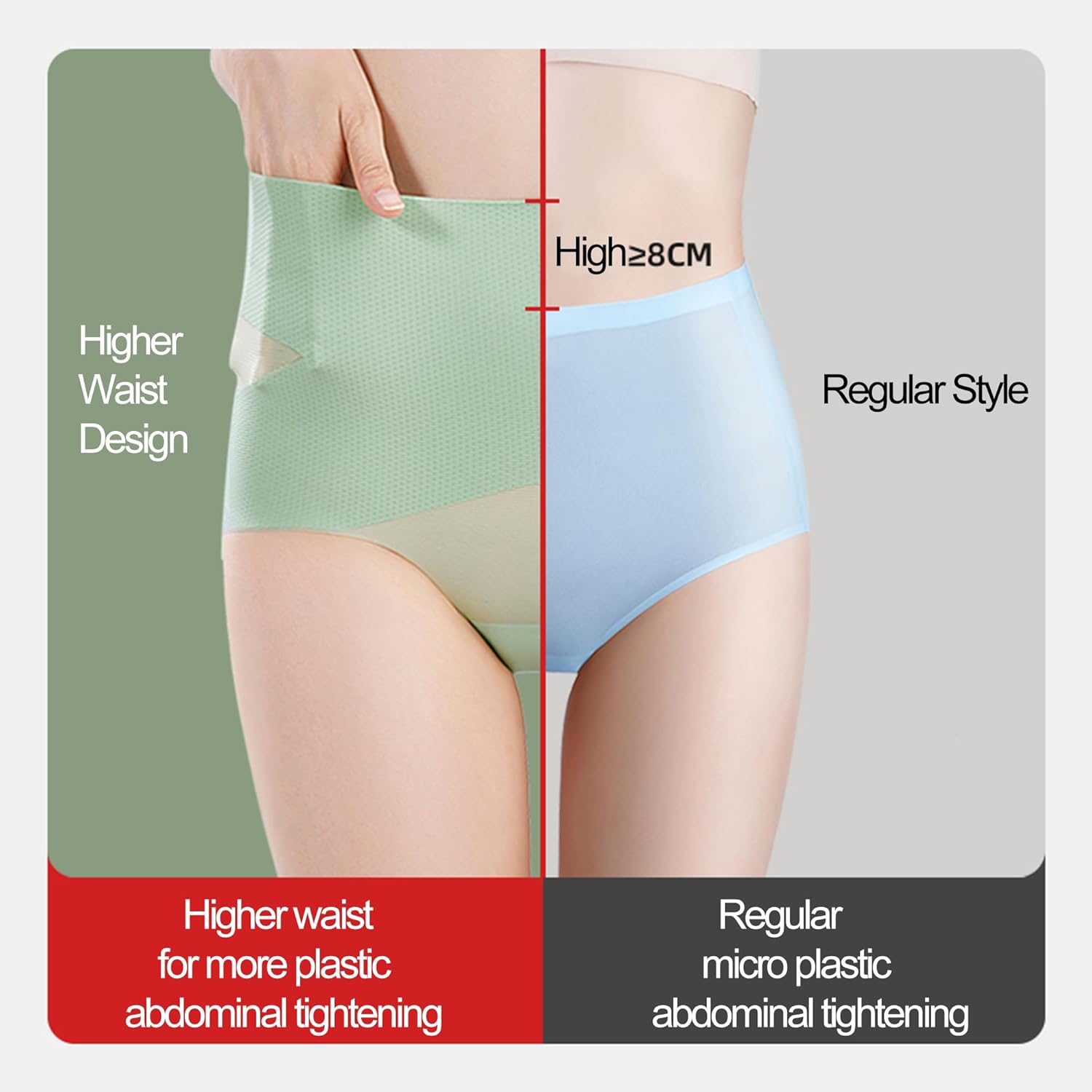 GENTLE. BEAR High Waist Seamless Shapewear Underwear for Women,Breathable No-Show Tummy Control Body Shaper Briefs - Image 6