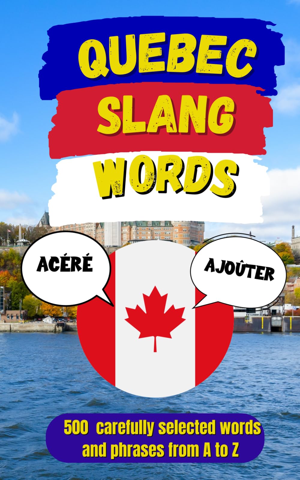 Quebec Urban Dictionary: 500 Quebec Slang Words & Phrases with Examples and English Translation (Canadian Slang Dictionary)