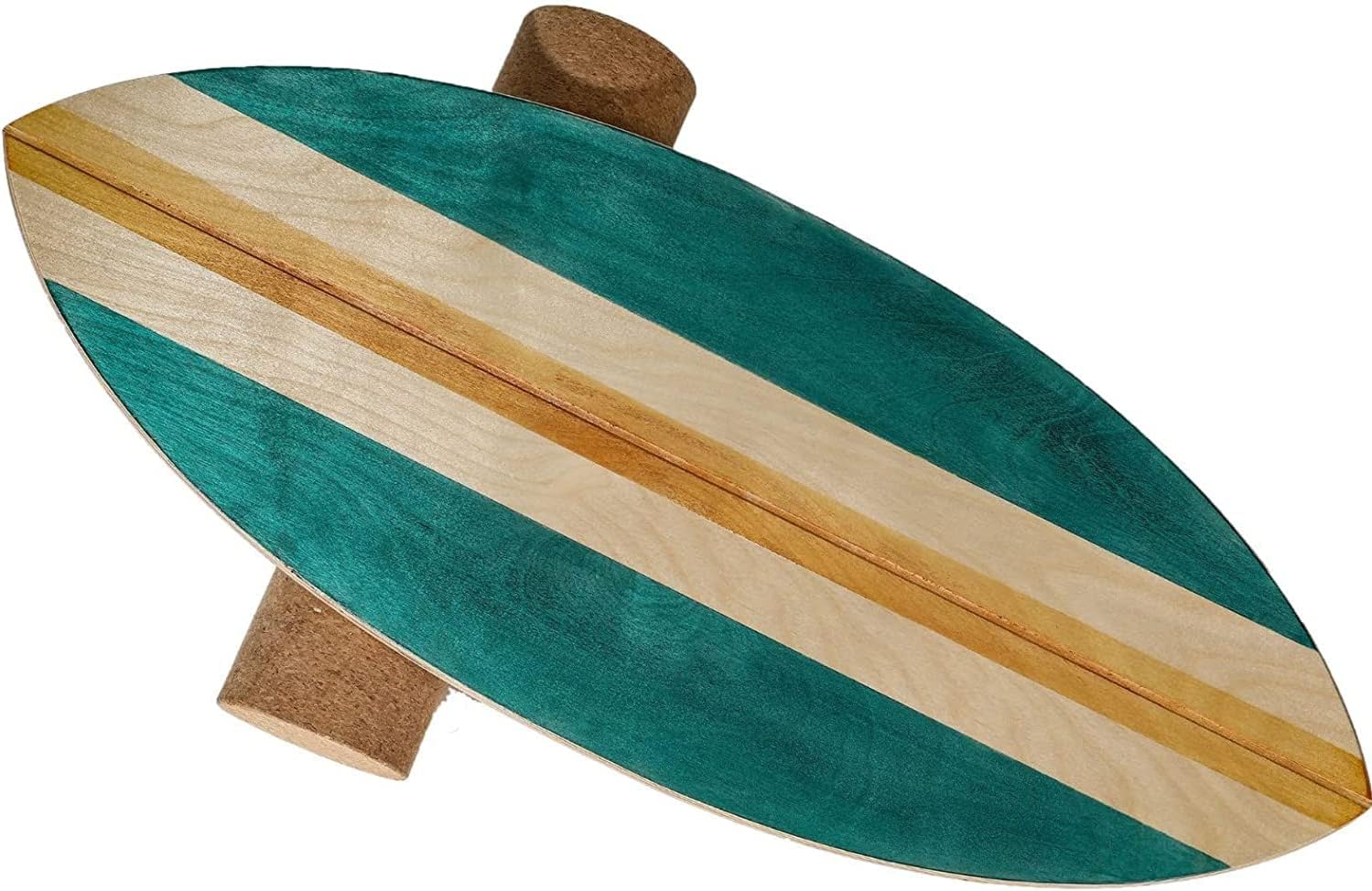 DKULMN Balance Board Surf Trainer,Wooden Balance Board Set,Balance Training for Body Shape Core Training, Surfing Balance Board