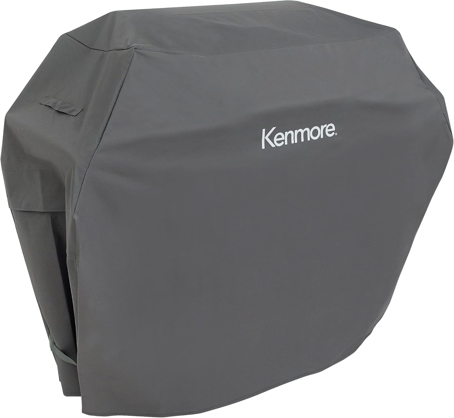 Kenmore 56-Inch Heavy-Duty Grill Cover for Outdoor BBQ Propane Gas Grills, Weather-Resistant, UV- and Fade-Resistant, Universal Fit Cover for 4-Burner Gas Grills, Gray