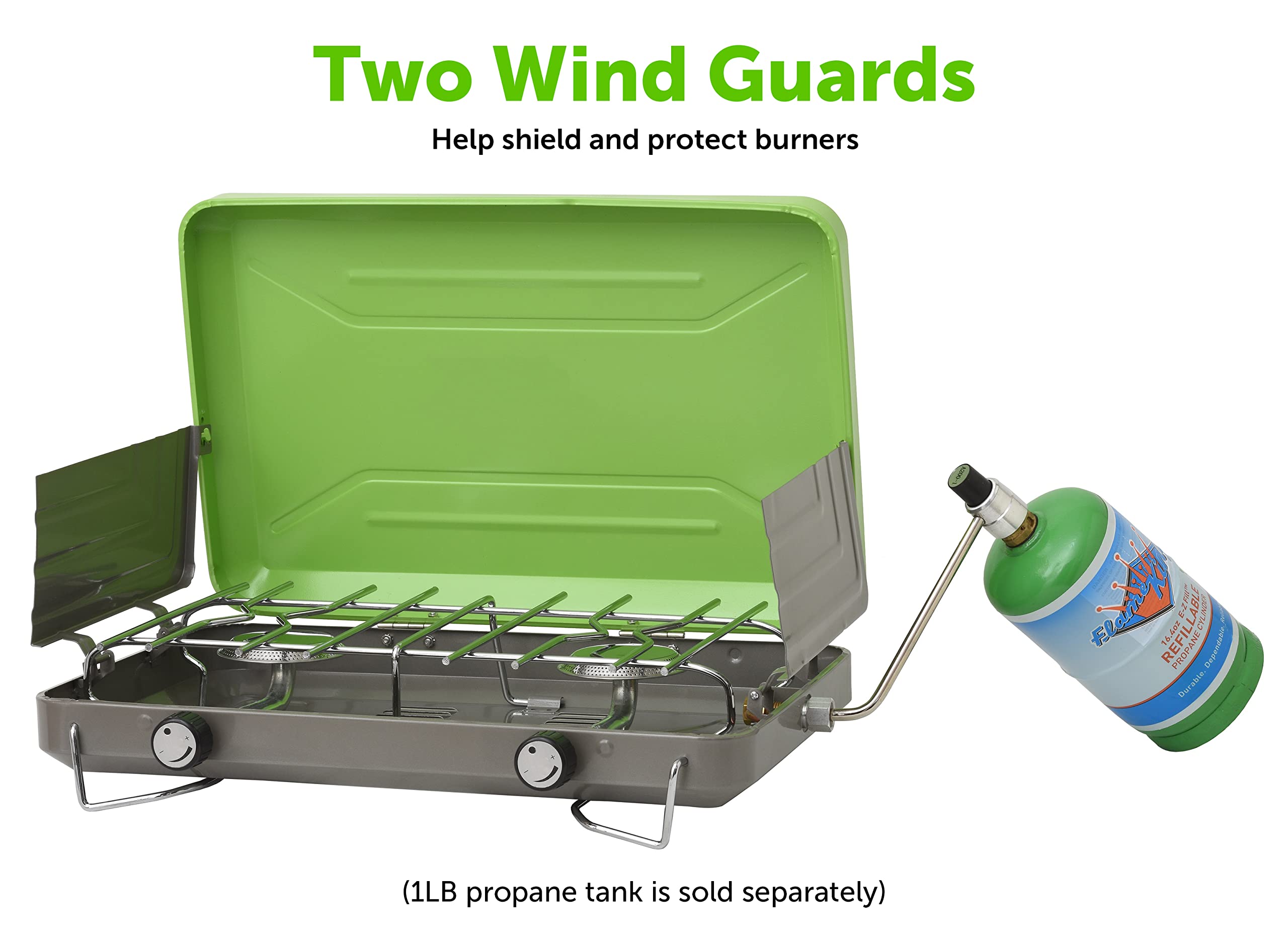 Amazon.com: Flame King VT-101 2-Burner Portable Camping Stove