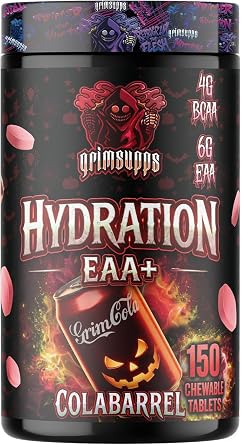 Grimsupps Hydration EAA+  i nenebilir 150 Tablet Kola Aromal , EAA Amino Asit ve Elektrolit Takviyesi