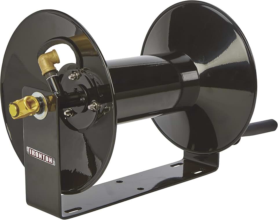 Ironton Air Hose Reel - holds 3/8in. x 100ft. Hose