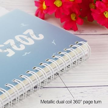 Mini Desk Calendar 2024-2025,Standing Desk Calendar from Jul.2024 to Dec.2025 18 Months Small Desk Calendar 2024-2025,Flip Calendar for Desk (Blue)