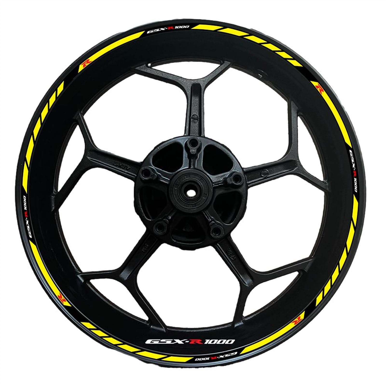 Applique for GSXR1000/R/1000R/S for S&uzuki Motorcycle Rim Decals for Gsx-r 1000 S Wheel Hub for Gsxr1000/R1000 Reflective Stickers(15)