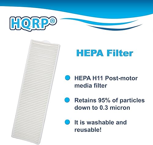 Miniatura 4 de HQRP Paquete de 2 filtros de motor de poste compatibles con Bissell 89Q9, 18Z6, 89Q9P, 89Q9C, 89Q9D, 89Q9K, 89Q9R Lift-Off Multi Cyclonic Pet