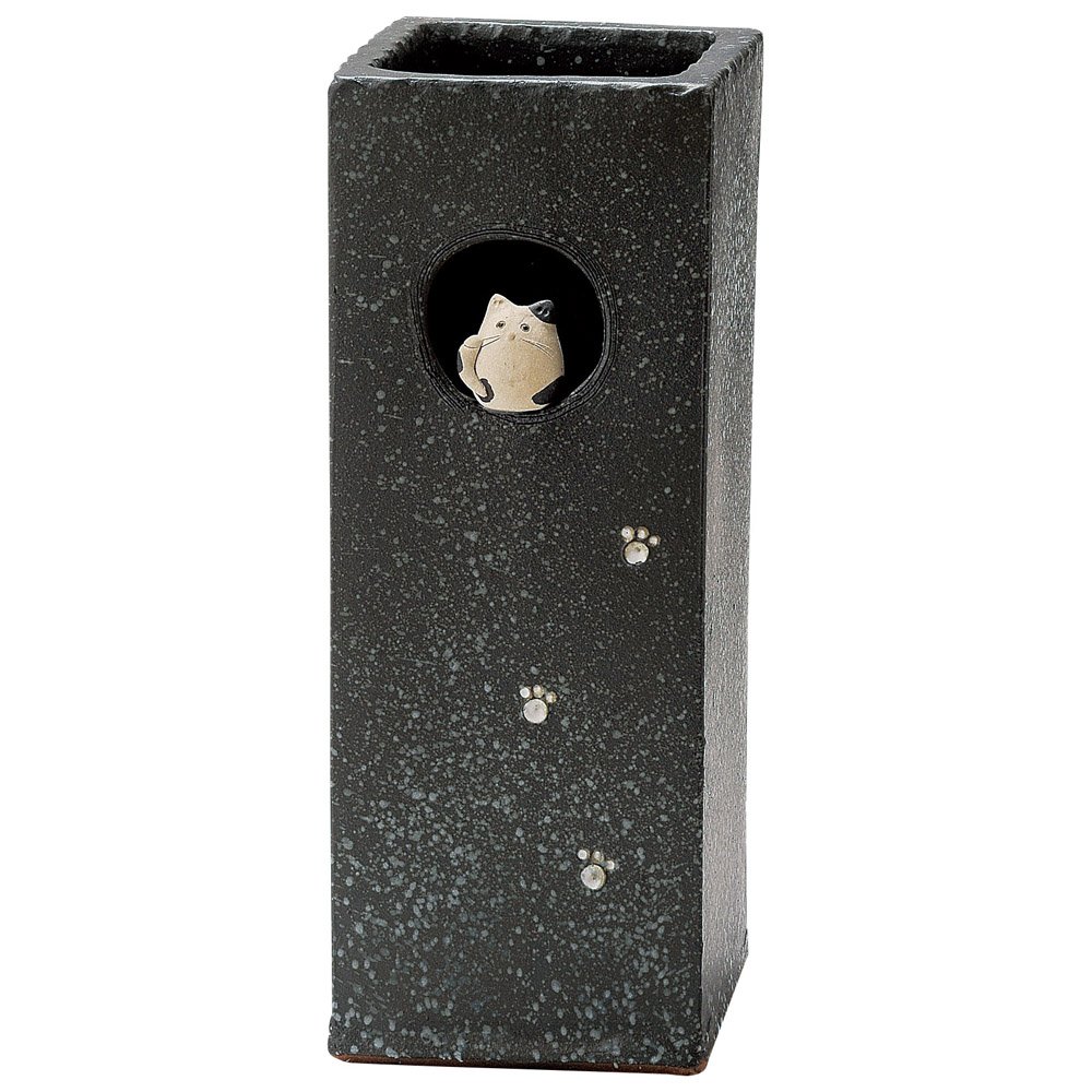 新品・未使用】猫の傘立て へちもん 信楽焼 傘立て 猫 シンプル