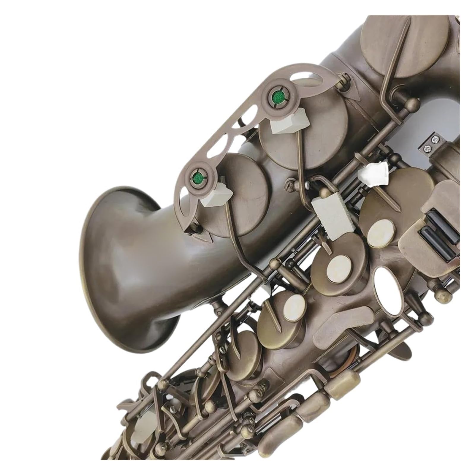 Saksofon Altowy W Kolorze Eb Brown Bronze Instrument Dęty Drewniany Z Pudełkiem I Akcesoriami Saksofon