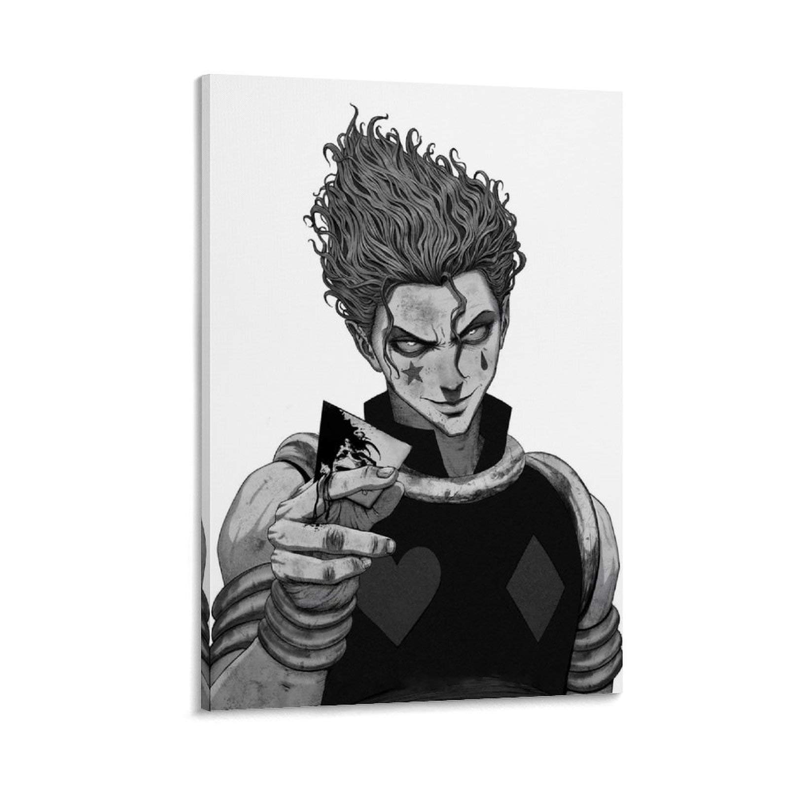 VYTE Anime Posters HunterxHunter Hisoka Poster Decorative Painting Canvas Wall Posters And Art Picture Print Modern Family Bedroom Decor Posters 24x36inch(60x90cm)