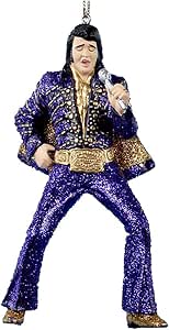 Elvis Presley In Arabian Jumpsuit Christmas Ornament
