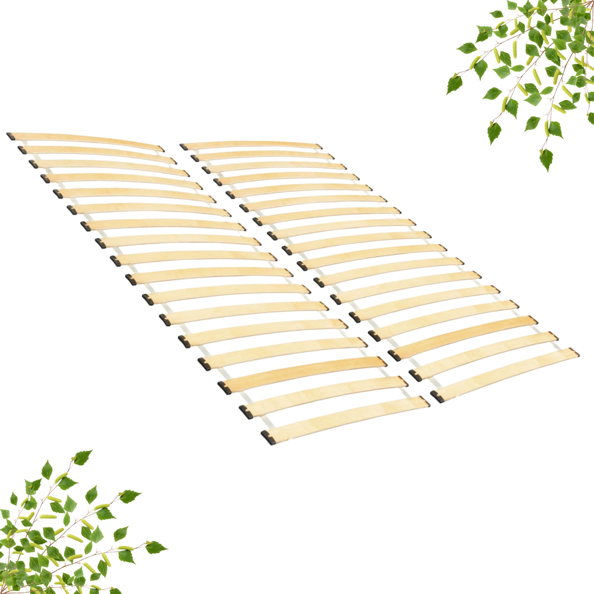 INNOVAHOME Stelaż Rolowany Elastyczny 160x200cm 36 Listew Brzozowy