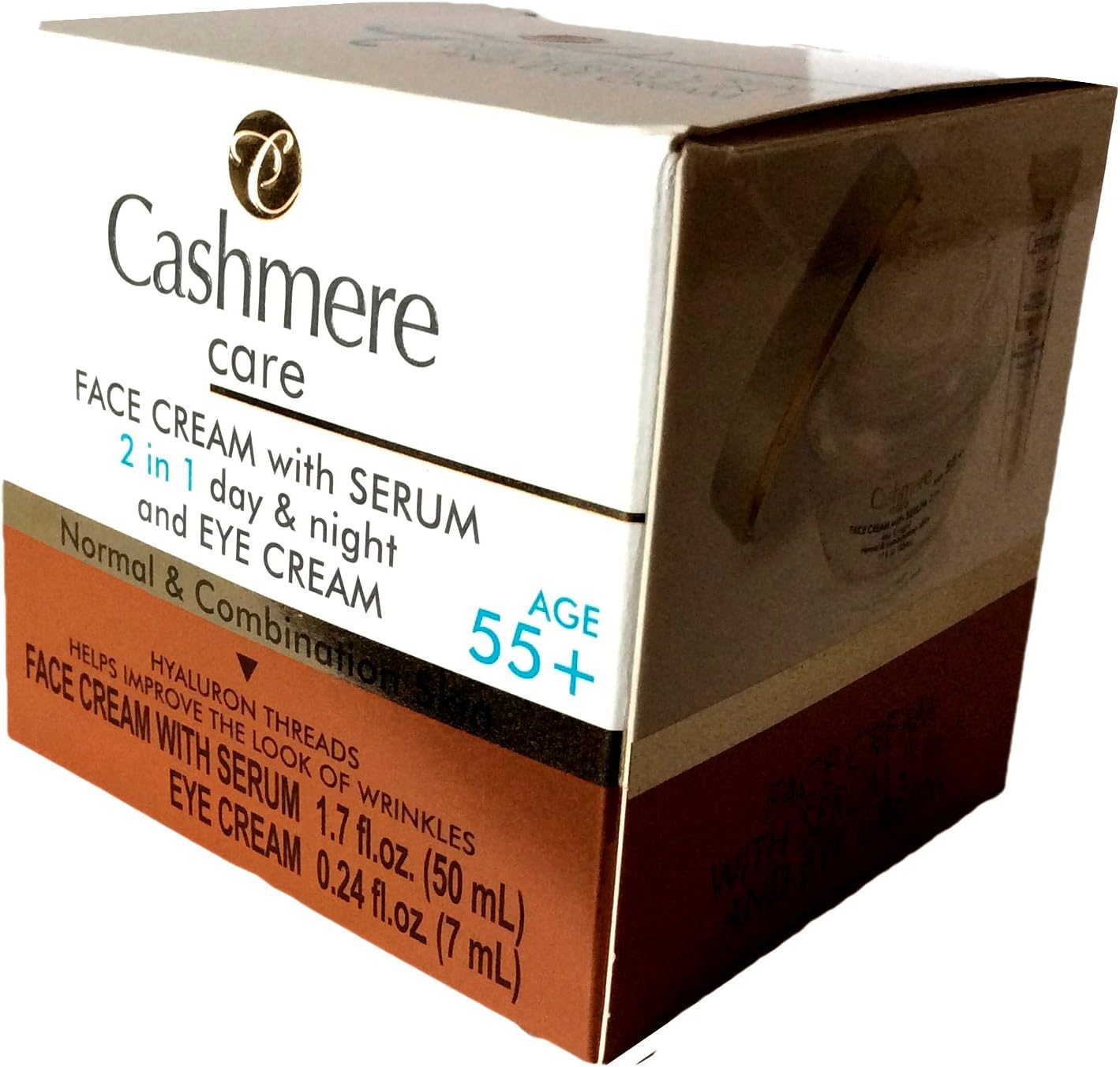 Face Cream with Serum 2 in 1 day & night and EYE CREAM 55+ NORMAL & COMBINATION SKIN