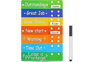 Geyee Kindergarten Behavior Chart: Encouraging Good Habits with Colorful Motivation