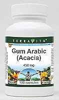 Vista 1 de Goma Árabe (Acacia) - 450 mg (100 Cápsulas, ZIN: 520437) - Paquete de 3