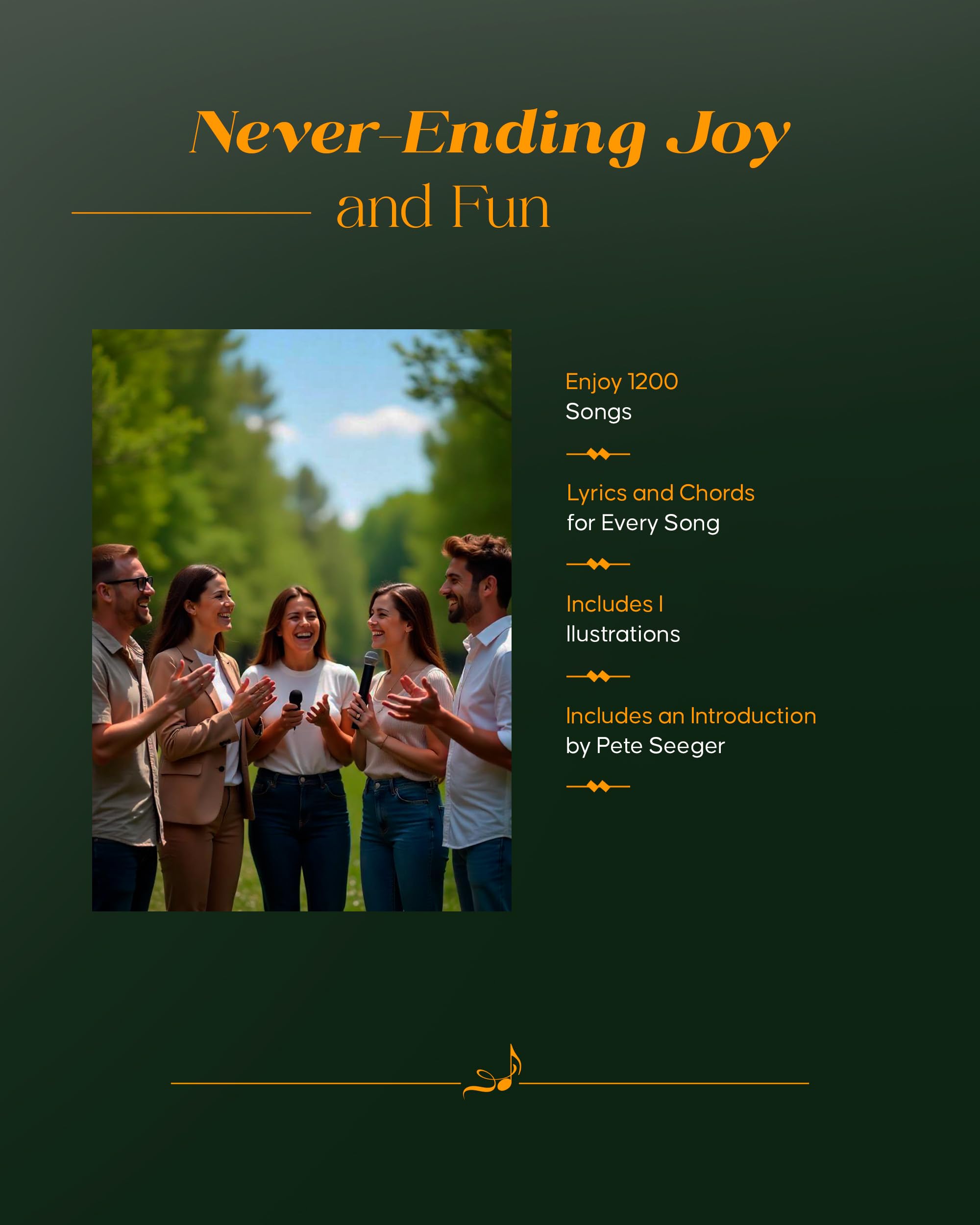 Rise Up Singing 15th Anniversary Edition Songbook | 1200 Folk and Group Singing Songs with Lyrics and Guitar Chords | Vocal Melody and Chord Book for Camp, Choir, and Community Music - Image 5