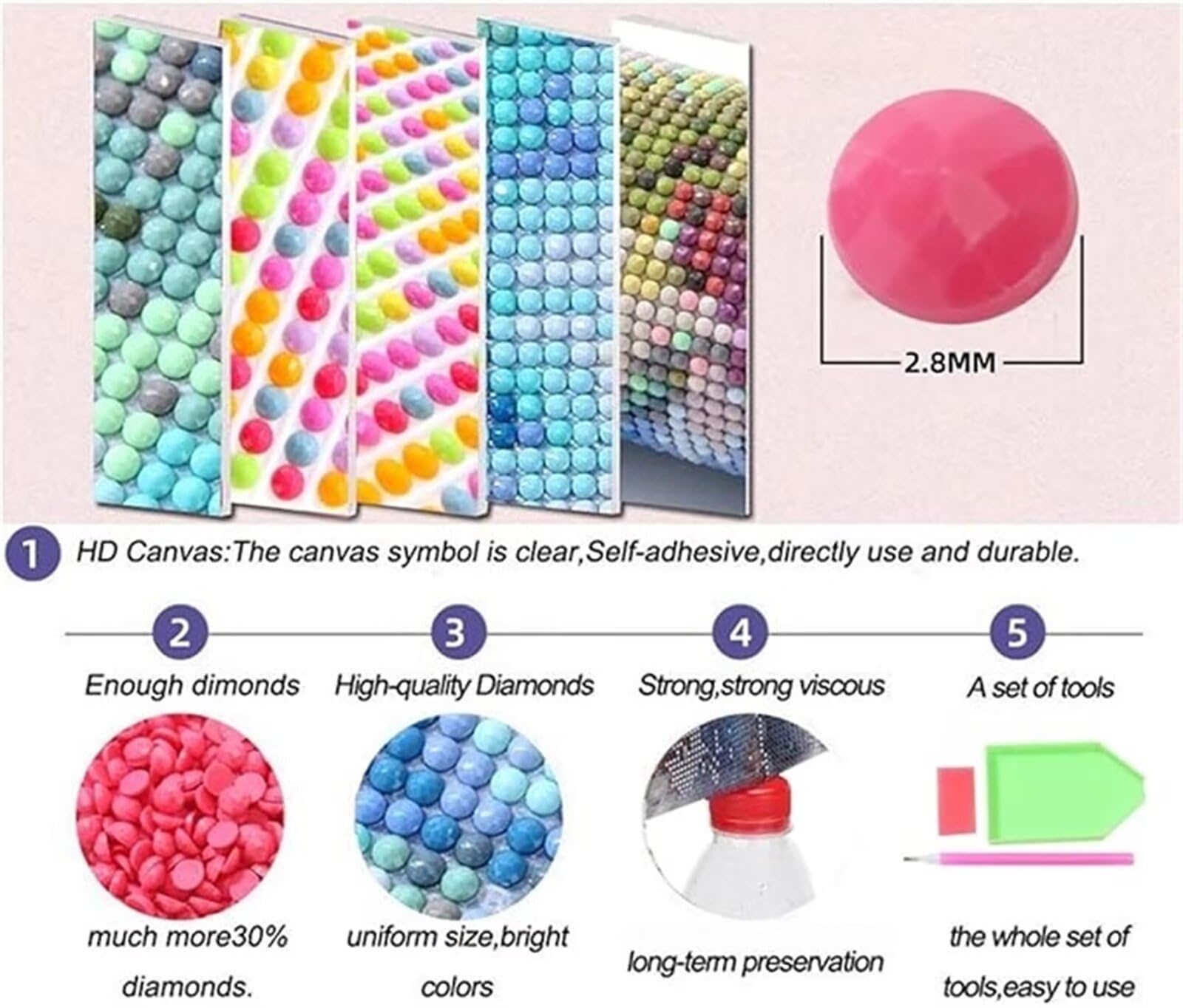 20パックセット　ダイヤモンドアートキット 20パックセット ダイヤモンドアートキット 20パックセット