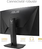ASUS TUF Gaming VG27VQM - Ecran PC Gamer Esport 27" FHD - Dalle VA incurvée - 240Hz - 1ms - 1980x1080 - Display Port, 2X HDMI et 2X USB-A - Haut-parleurs - AMD FreeSync - Extreme Low Motion Blur - 6