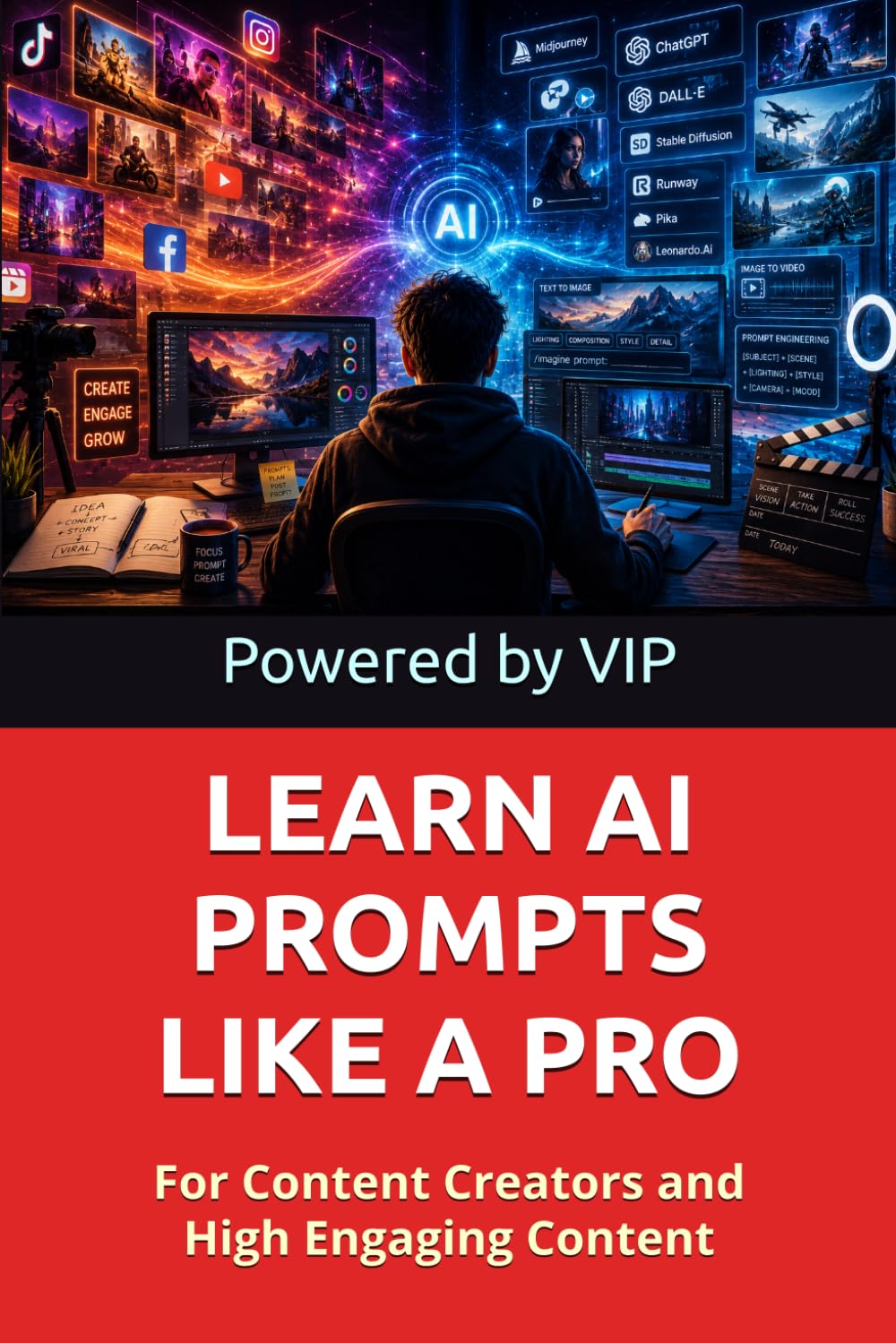 LEARN AI PROMPTS LIKE A PRO: For Content Creators and High Engaging Content (Business Books for Entrepreneurs and Corporations)