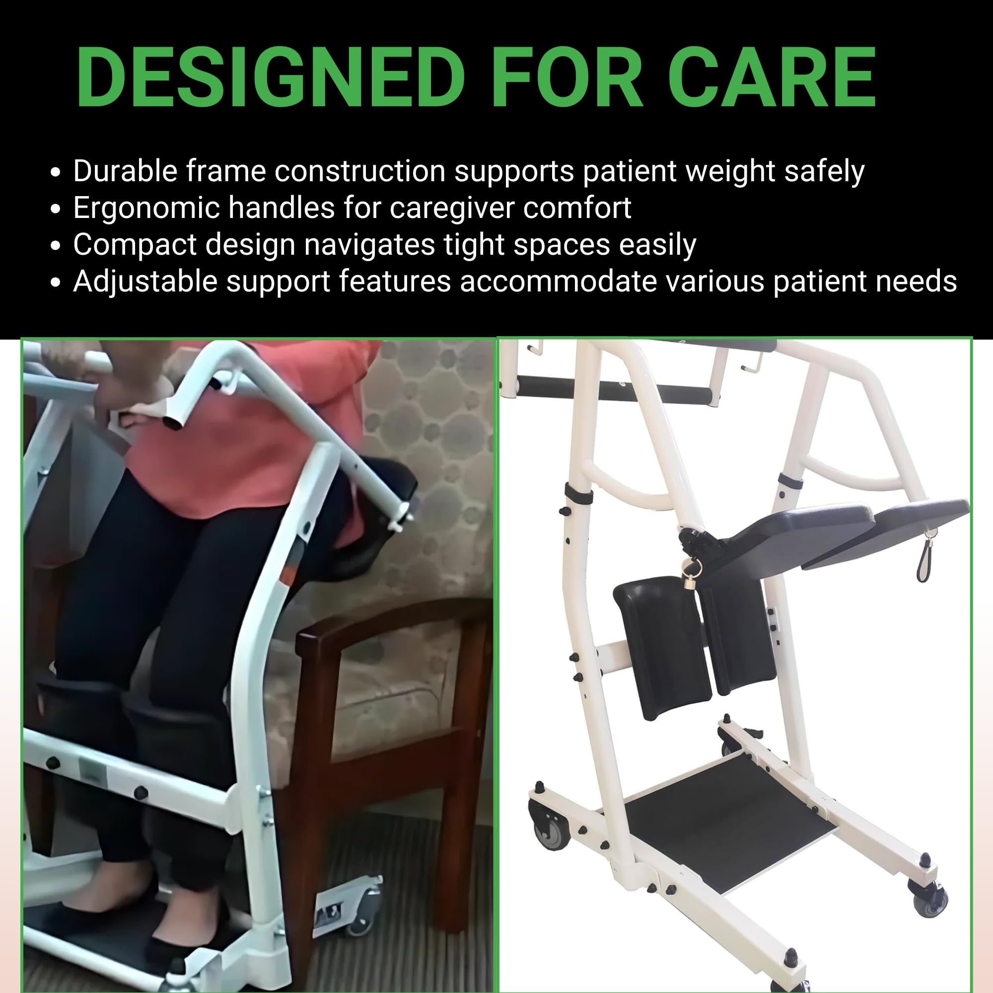 Fotel do przenoszenia pacjenta, stojak Assist Lift, Stand Up Assistance, pomoc stojąca