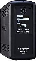 Vista 11 de CyberPower CP850AVRLCD - Batería de respaldo inteligente con pantalla LCD y protector contra sobretensiones UPS, 850VA/510W, 9 tomas, AVR