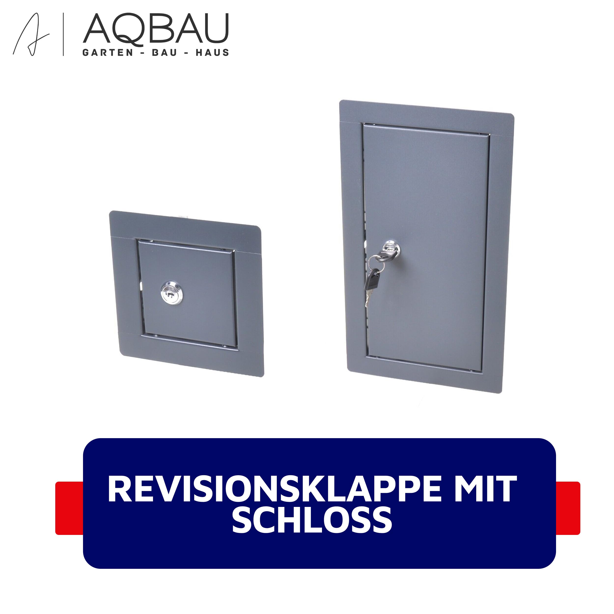 Sportello di ispezione per costruzione a secco 40x50 cm Antracite, porta di ispezione con serratura, porta di revisione, porta di manutenzione, sportello di servizio, sportello di manutenzione