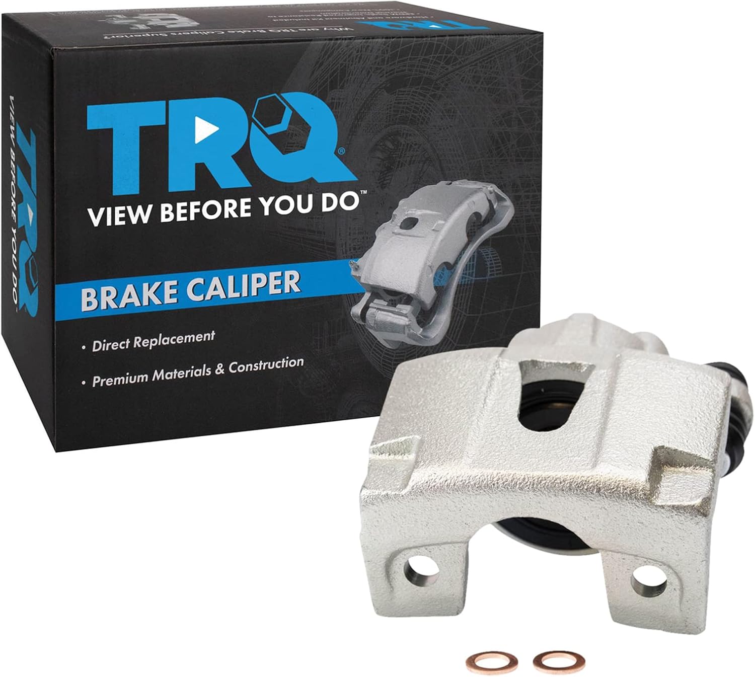 TRQ Rear Left Brake Caliper Drivers Side Compatible with 2003-2004 Dodge Dakota