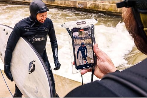 Miniatura 4 de FIDLOCK Hermetic Dry Bag Medi - Bolsa magnética flexible autosellante para teléfono celular  100% impermeable y a prueba de arena - Tamaño práctico