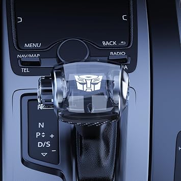 Touch Activated Color changing LED Crystal Automatic Shift Knob with Lock Button For Automatic Gear Shift Knobs with button Shifter head universal